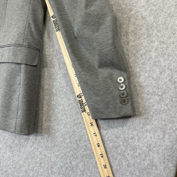 Lauren Ralph Lauren Blazer Men's 42S Gray Cotton Nylon Spandex 2 Button‎ *Flaw - Picture 8 of 13